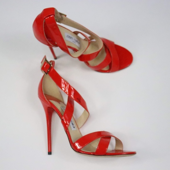 Jimmy Choo Lottie Patent Sandal - 39.5 - G006 - Picture 1 of 7